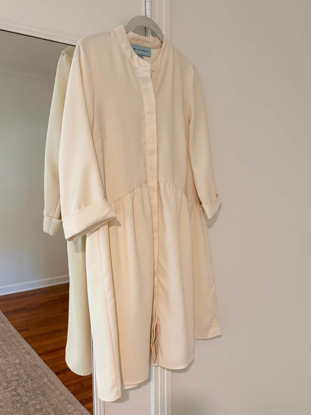 Tuckernuck Ivory Shirtdress